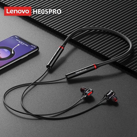 Lenovo Thinkplus HE05 Pro Wireless Waterproof Neckband Earphones,4 Colors Available