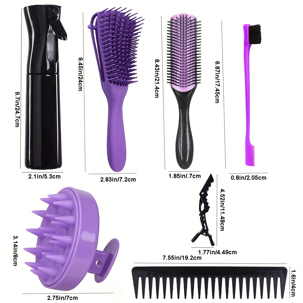 Purple Brush - La brosse qui démêle et définit