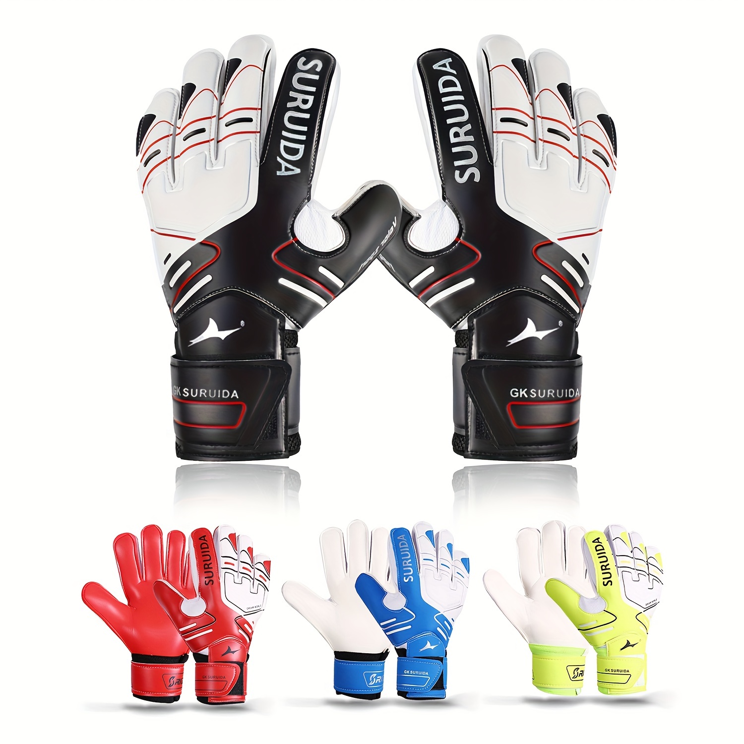  Sportout Youth&Adult Goalie Goalkeeper Gloves,Strong