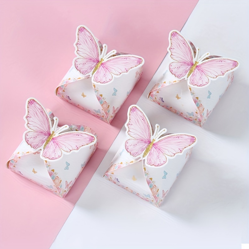 

12pcs Paper Candy Box Gift Bags Packing Boxes Birthday Party Decorations Wedding Favors For Guest