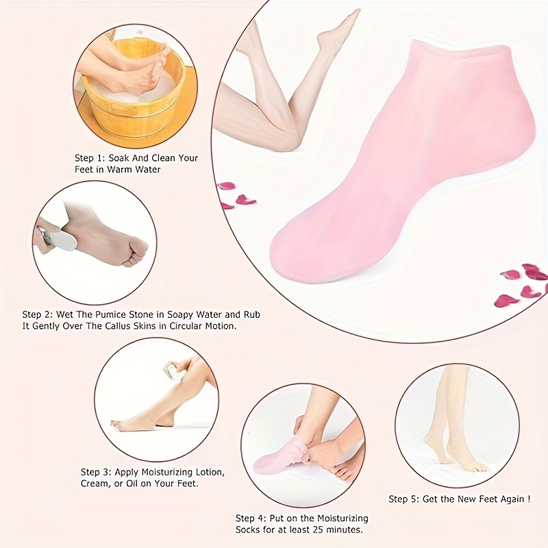 Moisturizing Gel Spa Socks - Our Natural Products - TAP