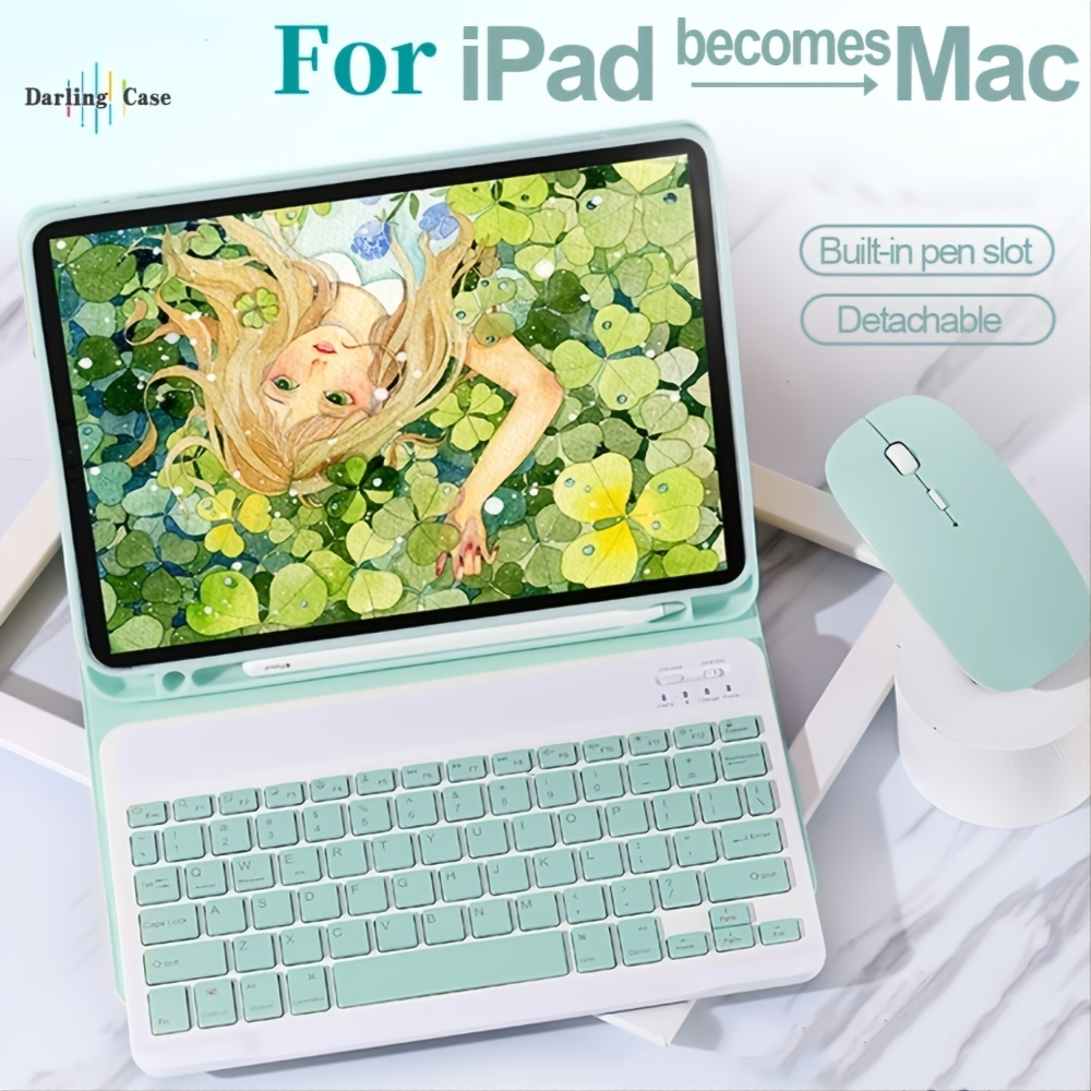 Étui pour iPad Air 10.9 (2020) - Housse pour clavier Bluetooth - avec pavé  tactile et