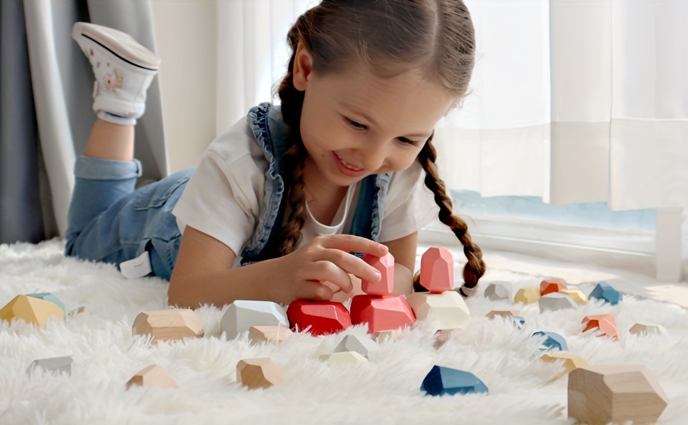 Lzoy Giocattoli Montessori Blocchi Legno Giocattoli - Temu Switzerland