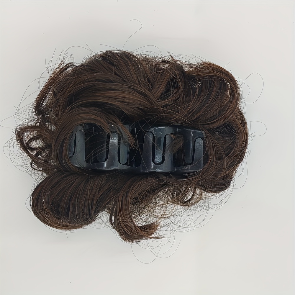Messy Curly Wavy Hair Extensions with Claw Clip