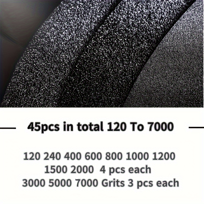 60 To 10000 Fine Sandpaper Assortment Wet Dry Sand - Temu