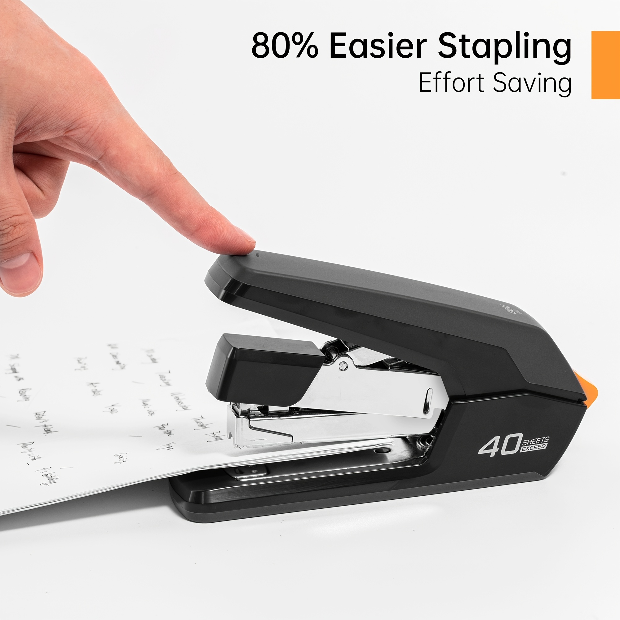 Deli Effortless Desktop Stapler, Heavy Duty Stapler, 40-50 Sheet Capac –  Deli BestMate