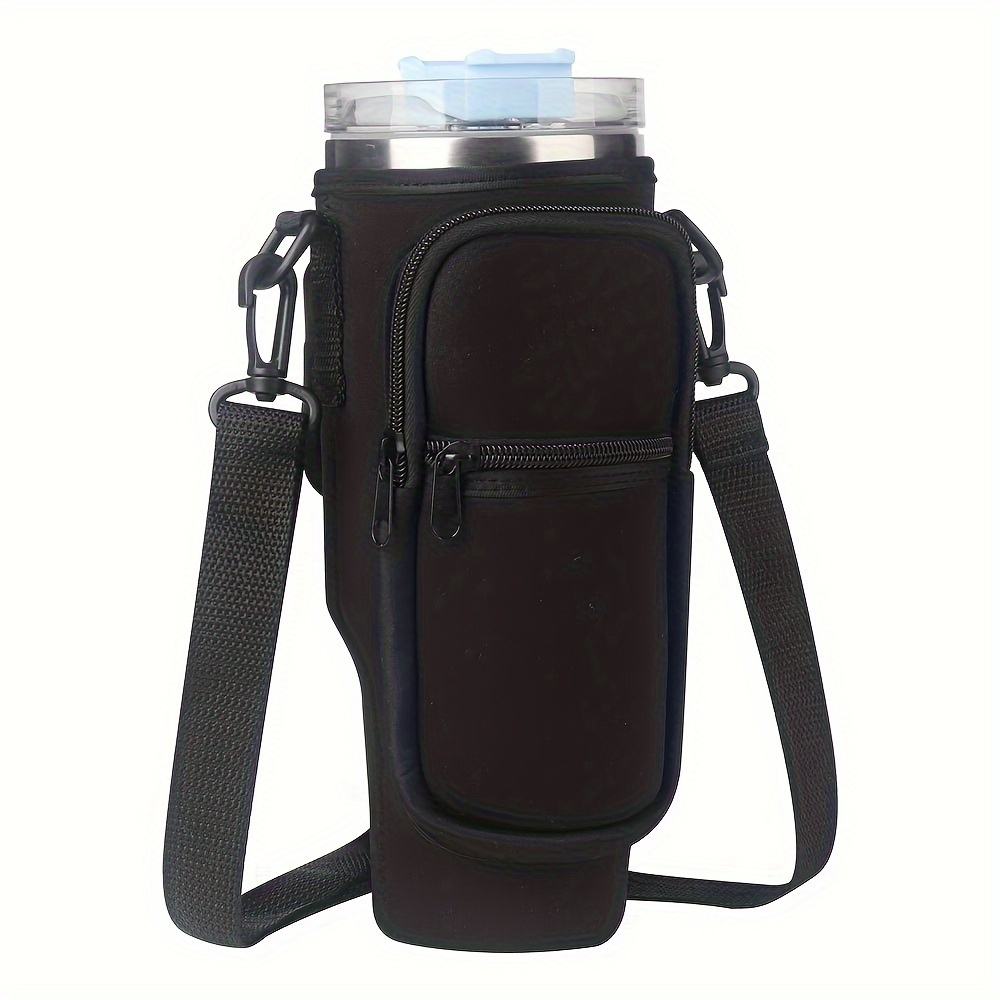 Stanley cup accessories,Tote Water Bottle Holder - Leather Carrier