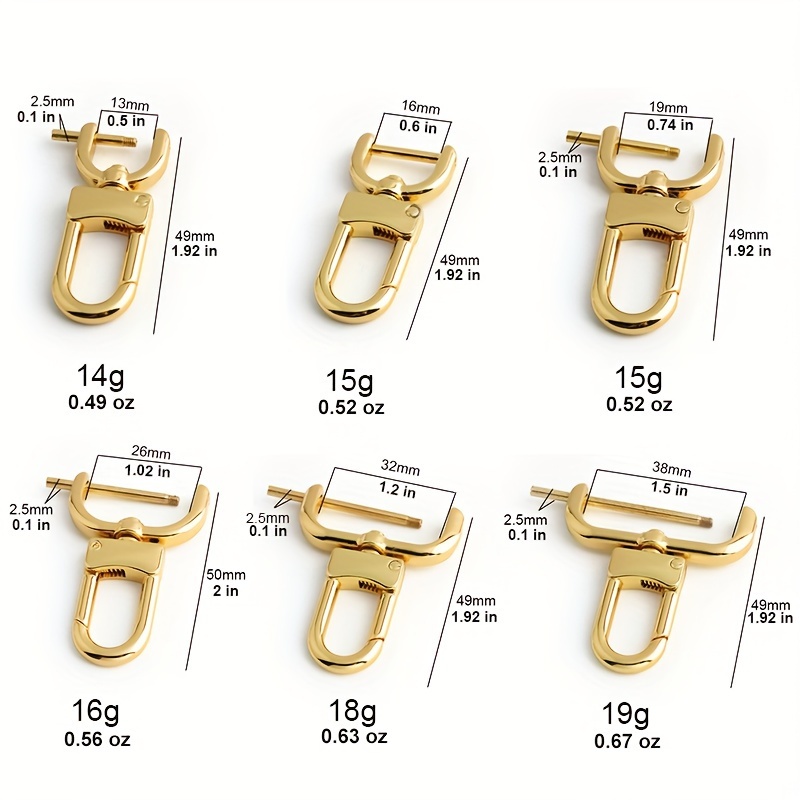 Metal Detachable Spring Hook Trigger Clip Buckle Convenient - Temu