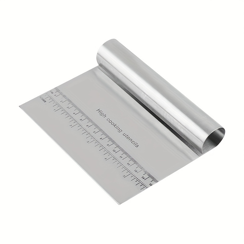 Bench Scraper And Dough Scraper Stainless Steel And - Temu