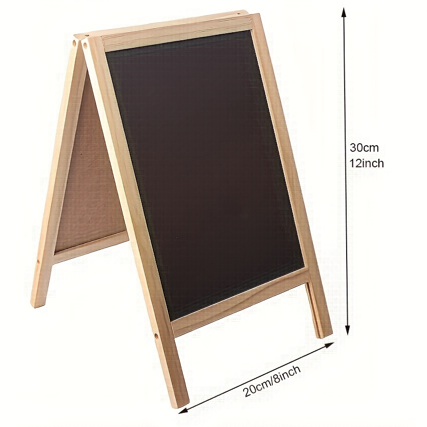 Freestanding Wooden A Frame Double Sided Chalkboard For - Temu