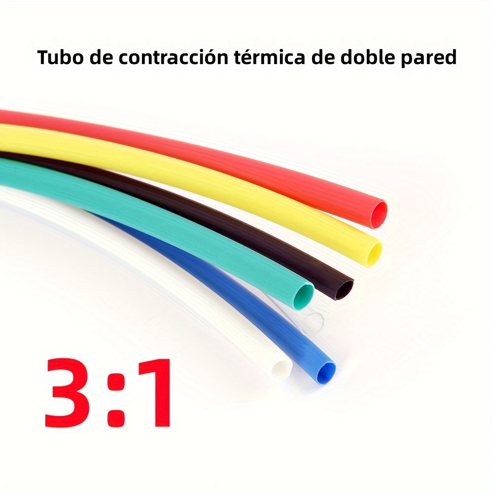 Tubo Termoretractil 5 Colores 3 Metros Paquete