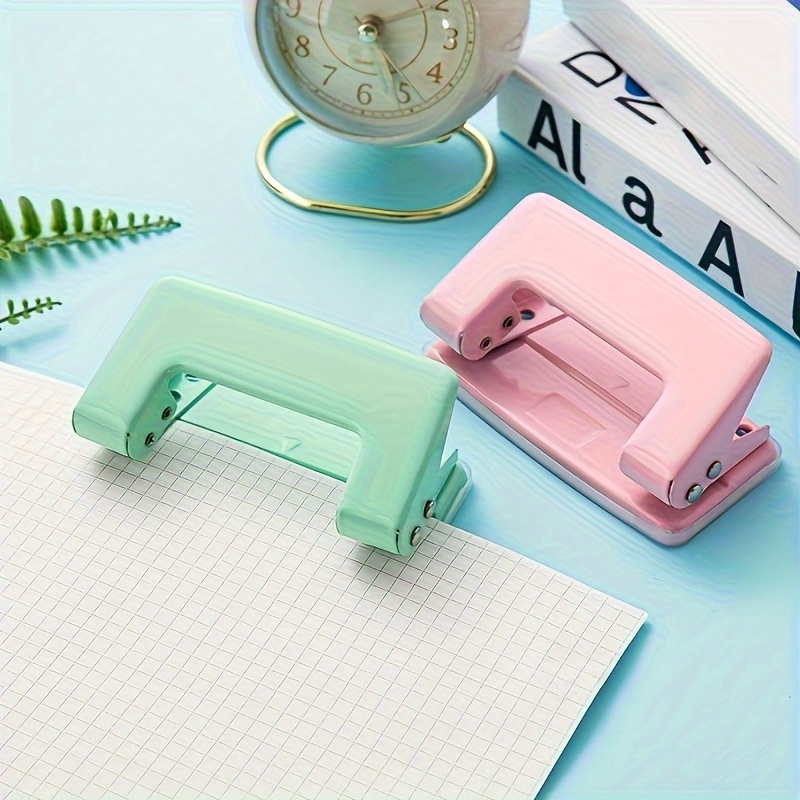 Double Hole Puncher Manual Hole Punch Convenient Quick - Temu