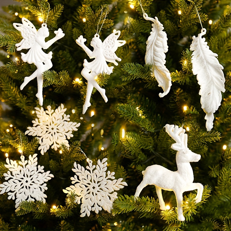 Christmas Snowflake Decorations Christmas Tree Decorations - Temu