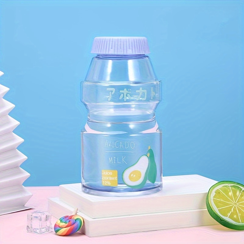 480ml Plastic Cute Yogurt Water Bottle Tour Drinking Bottle Fruit