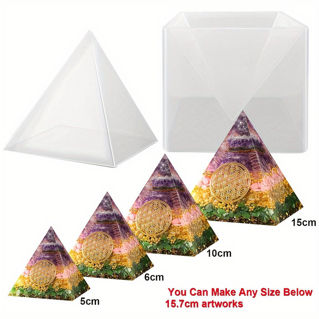 Super Large Silicone Pyramid Molds For Resin Inner Pyramid - Temu