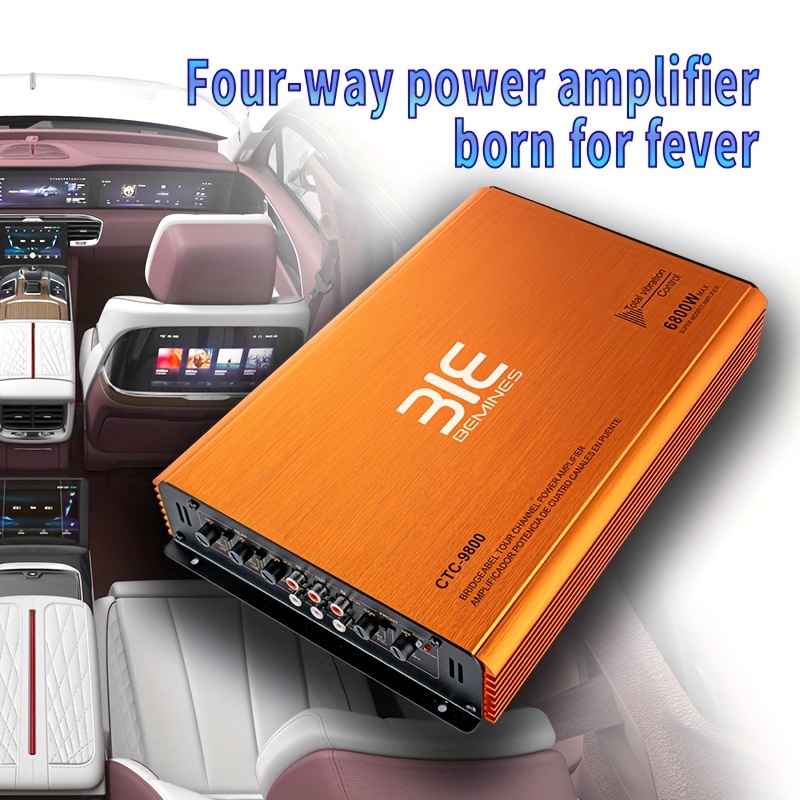 4 channel Class A/b Car Power Amplifier 4 Ohm Bridgeable Car - Temu Italy