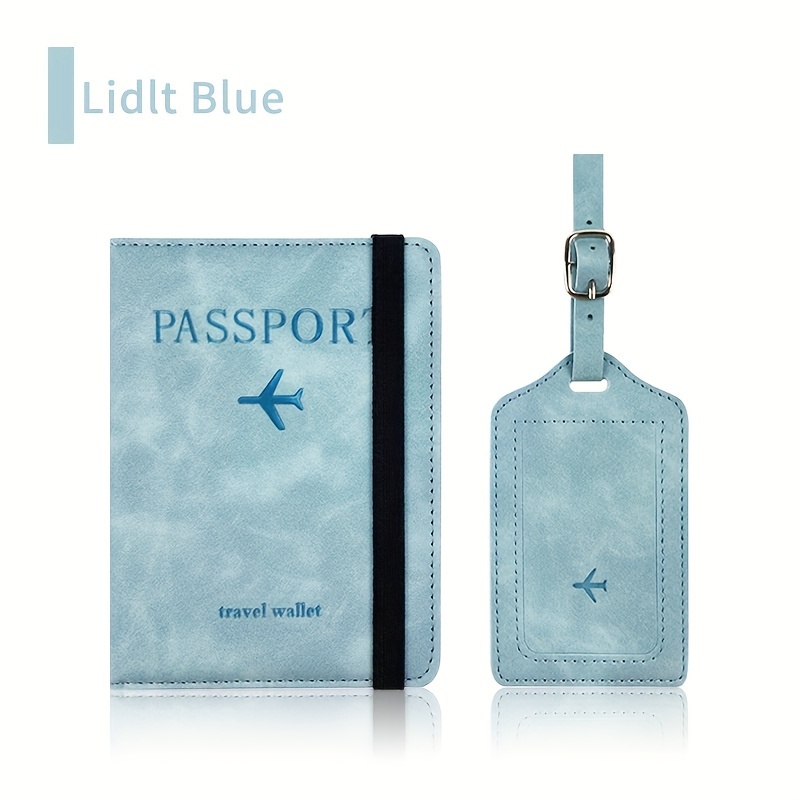 Porte-Passeport RFID En Cuir PU - Protection Anti-vol De Données, Multi-fentes, Idéal Voyage (Gris) - 13