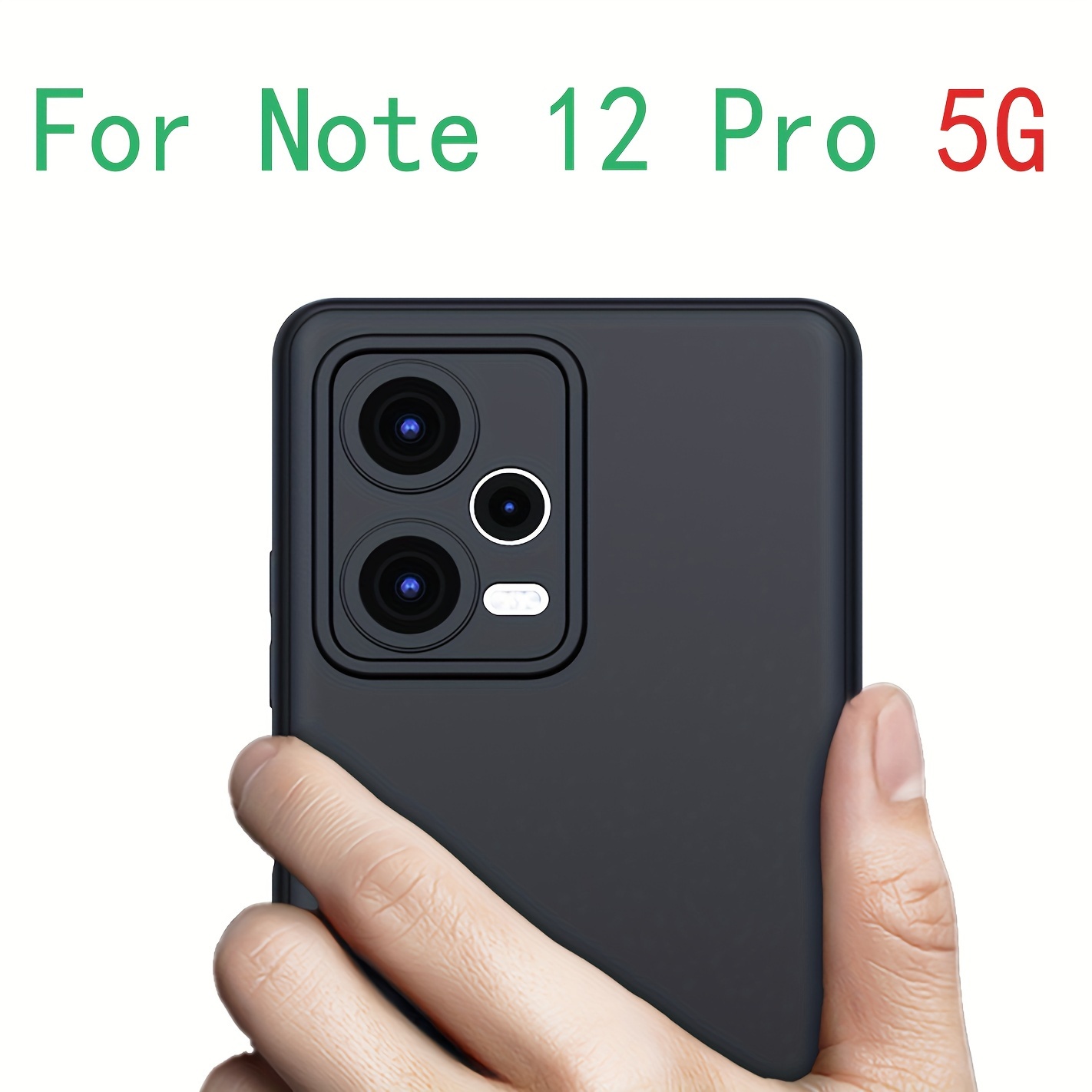 Case For Xiaomi Redmi Note 12 Pro Phone Case Fashion Pink Black Silicone  Letters Cover For Xiaomi Redmi Note12 Pro Plus 5G Funda