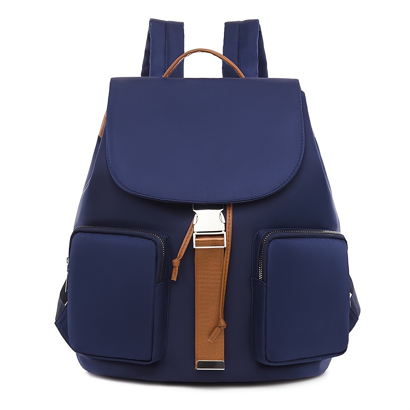 Large capacity Flap Backpack Casual Drawstring Daypack Temu United