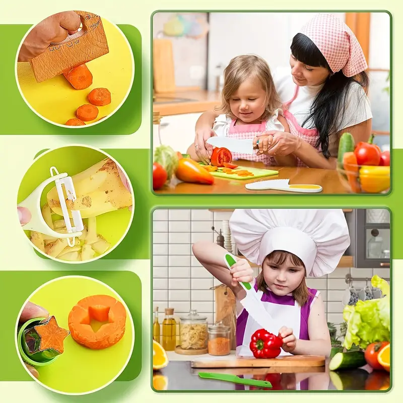Montessori Kitchen Tools For Toddlers-kids Cooking Set Real