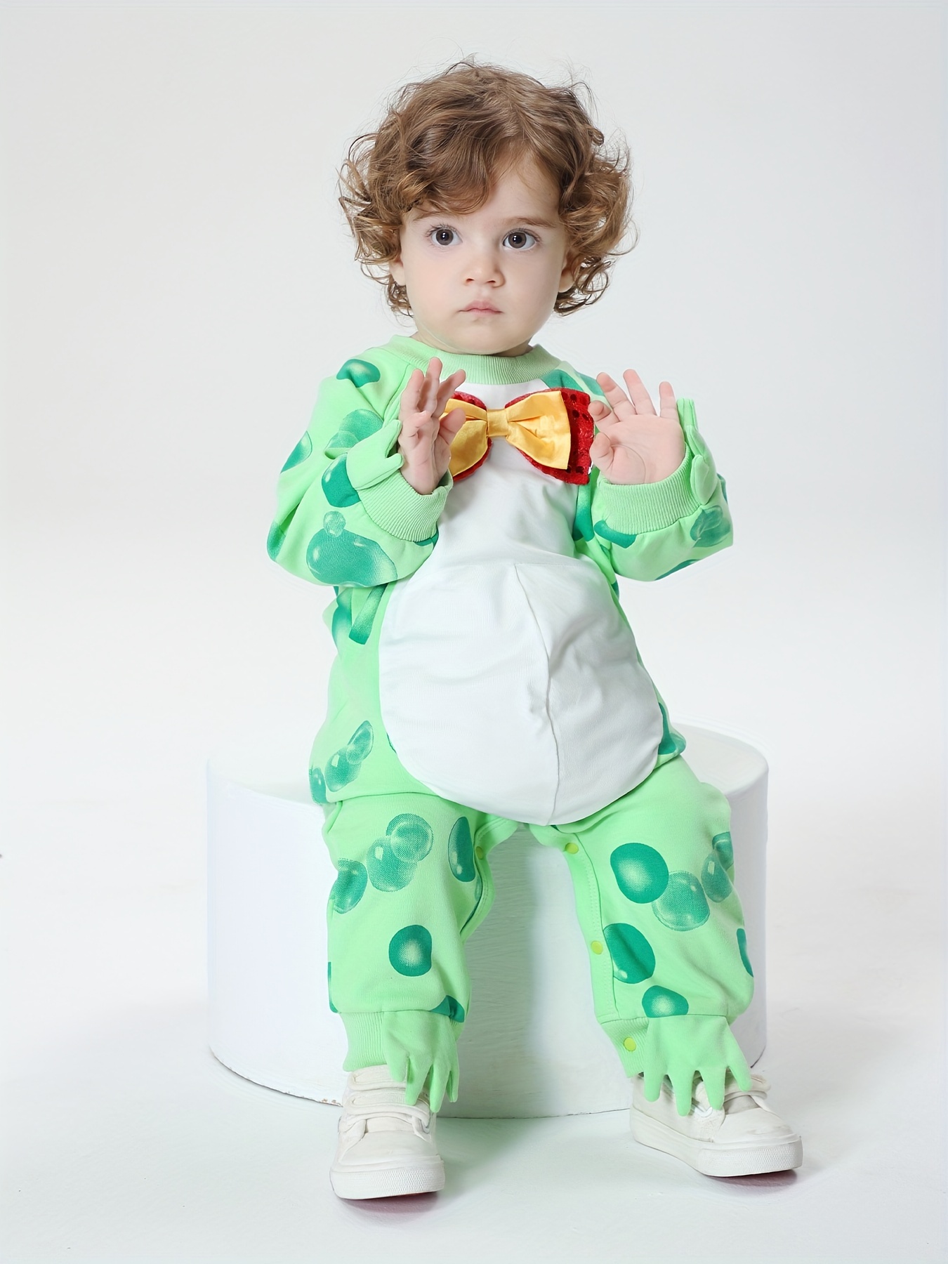 Baby Toddler Girls Cute Little Frog Style Cotton Long Sleeve - Temu