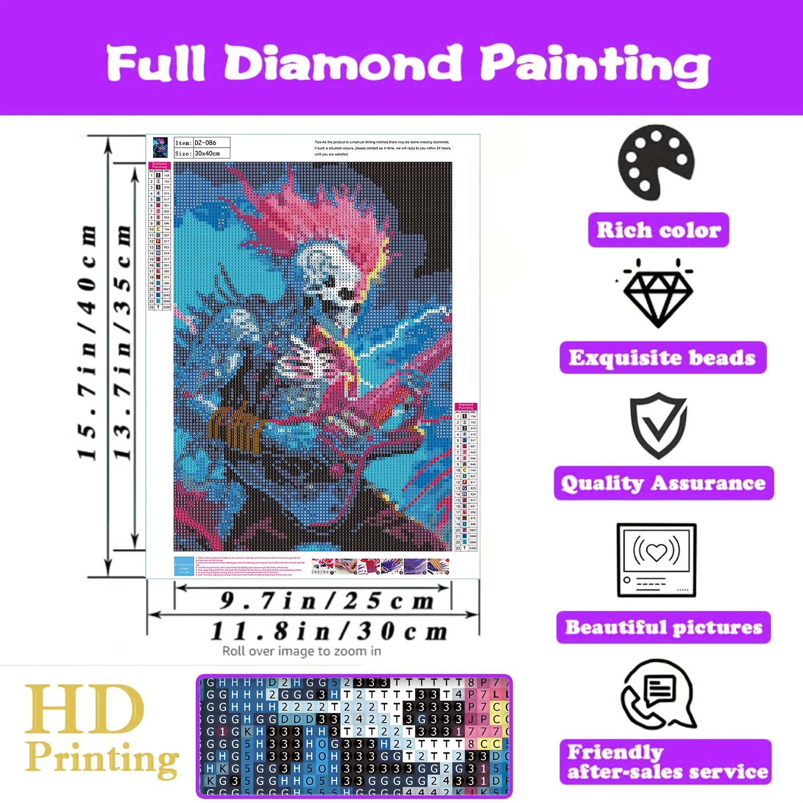 Cool Diamond Painting Kits For Adults Skull Full Diamond Art Kit