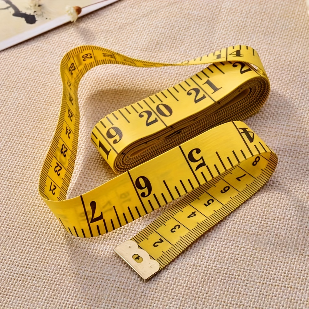 1/2pcs Tape Measure, Dual Sided Body Tape Measure, 118.11inch Soft Tape  Measure For Fabric, Tailor Tape Measuring Tape For Body Measurements, Yellow