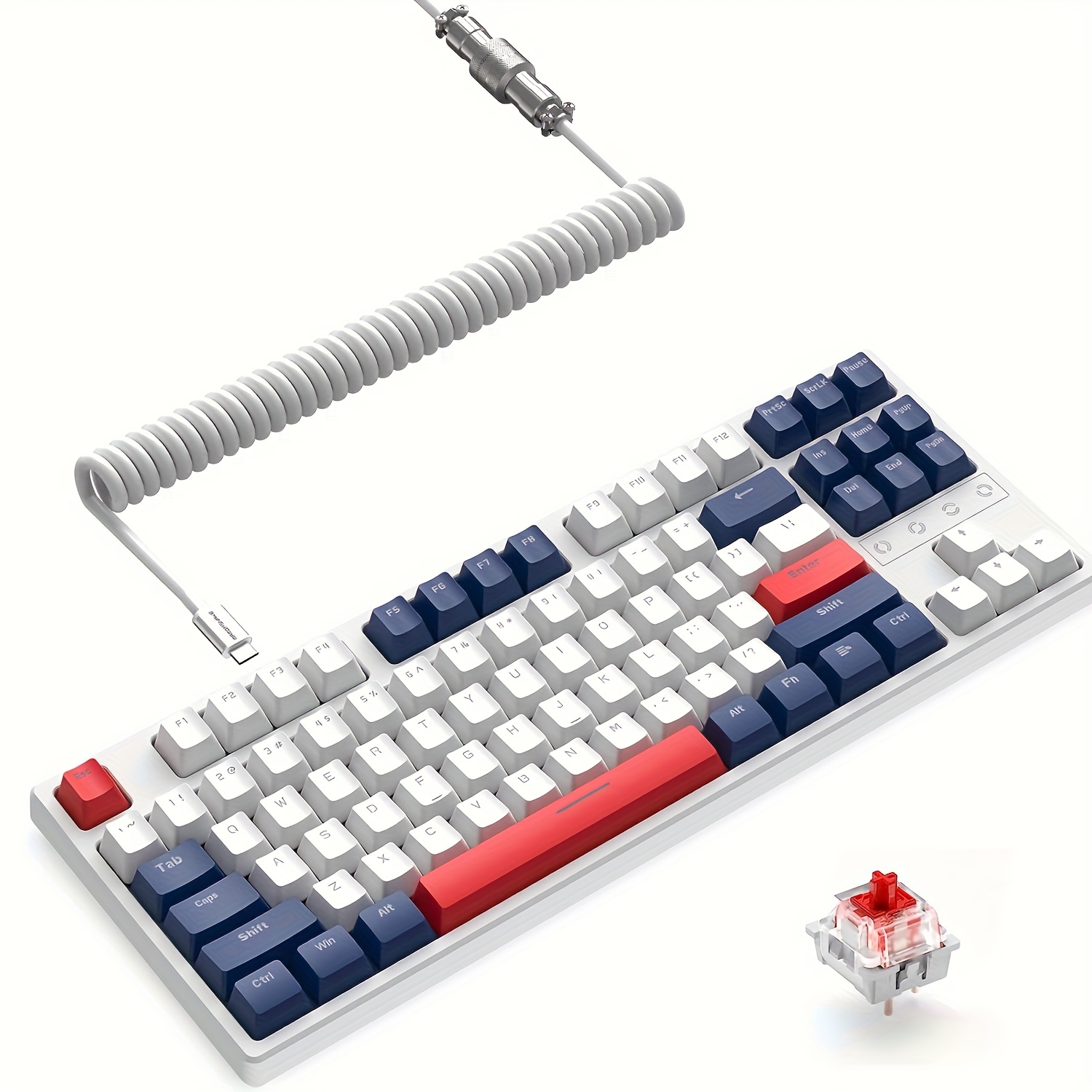 Coiled Keyboard Cable - Temu Australia
