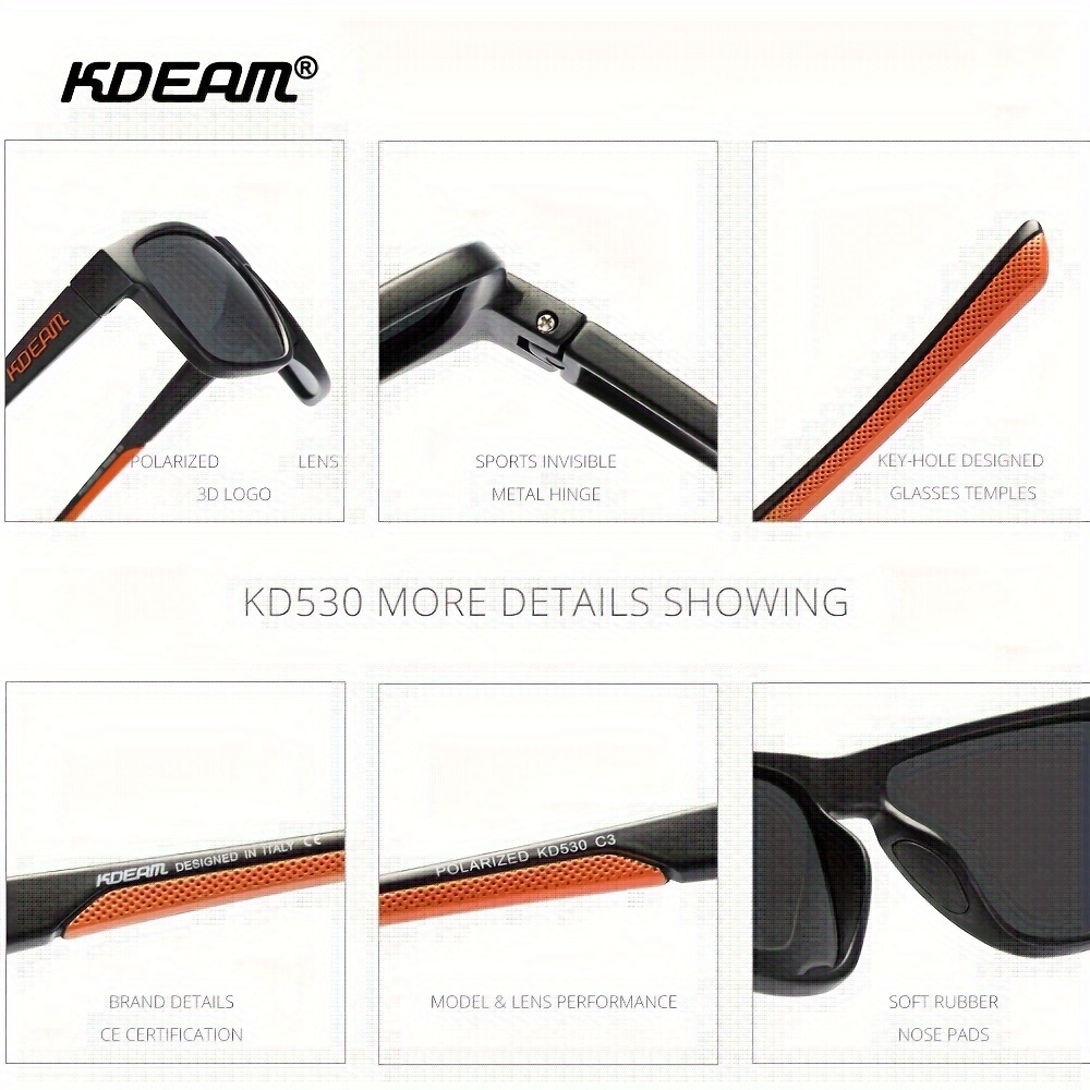 Sports Large Sun Glasses Polarized Mirror Sunglasses Men Women