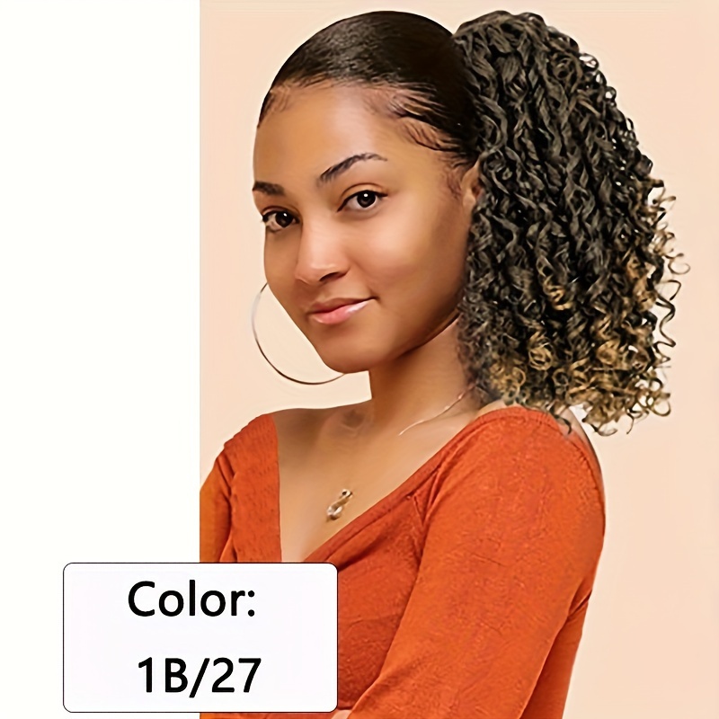 Curly Drawstring Ponytail for Women Synthetic Hair