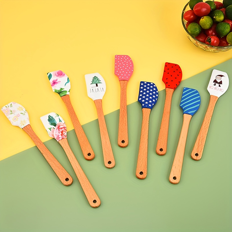 Silicone Spatula Silicone Spatula Scraper Mini Silicone - Temu