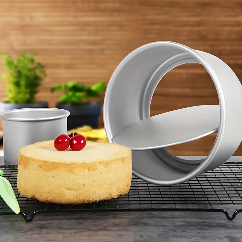 Miniature Baking Pan: Aluminum Chiffon Sponge Cake Pan With Lose Base Tiny  Baking 