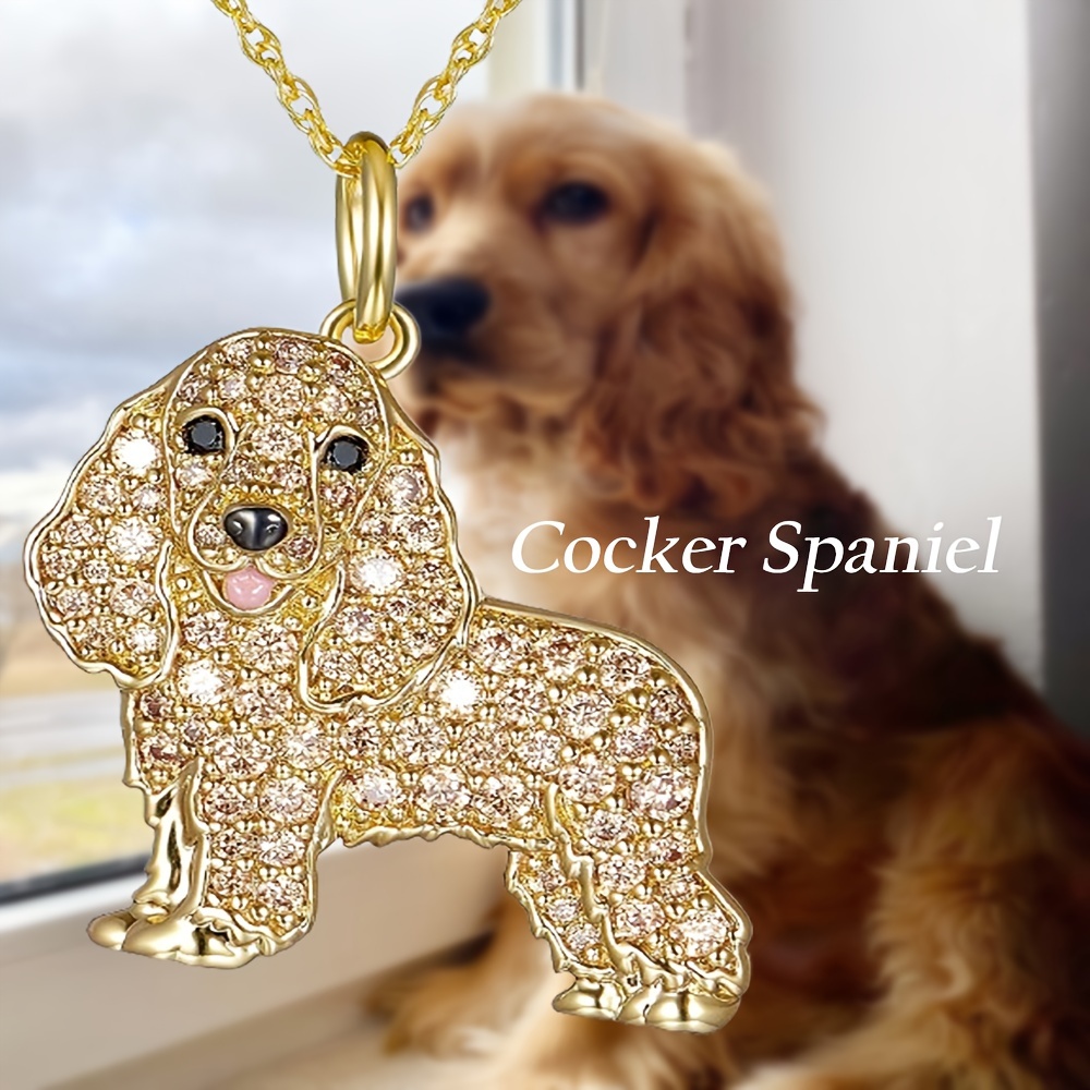 Pendentif chien cristal mignon - décor de voiture portefeuille femme - porte -clés charme animal - pendentif chiot