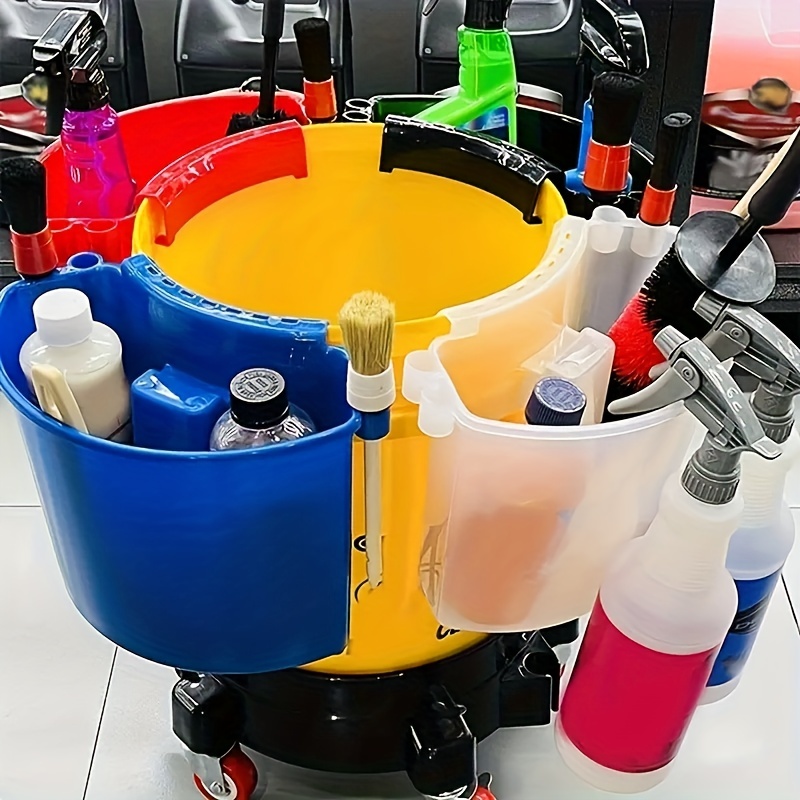 Car Washing Tool Bucket Car Wash Bucket Organizer Car Wash - Temu