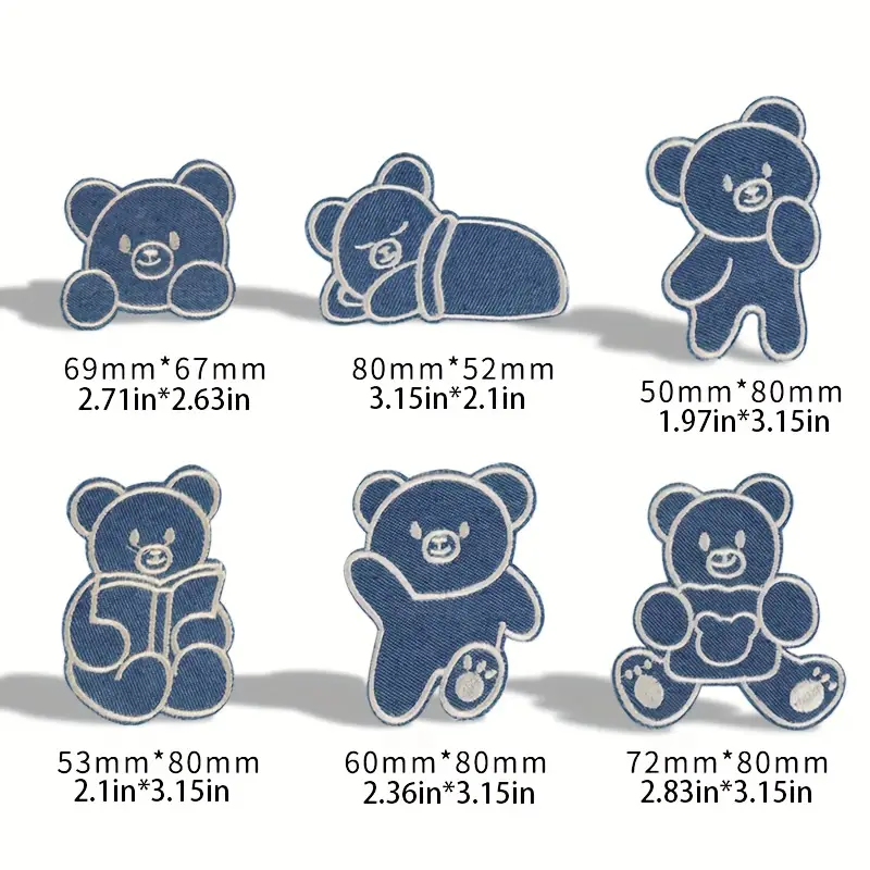 Landscape Bear Iron On Patch Embroidered Repair For Clothing - Temu