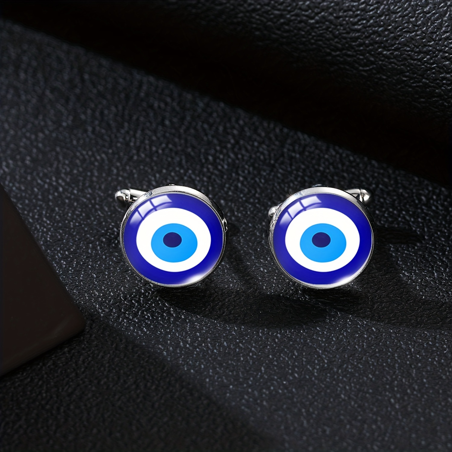 1pc Royal Devil Eye Cufflinks DIY Jewelry