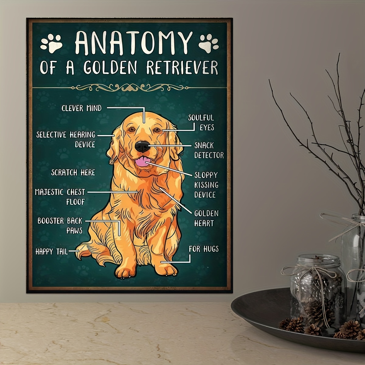 Golden retriever hot sale picture frame