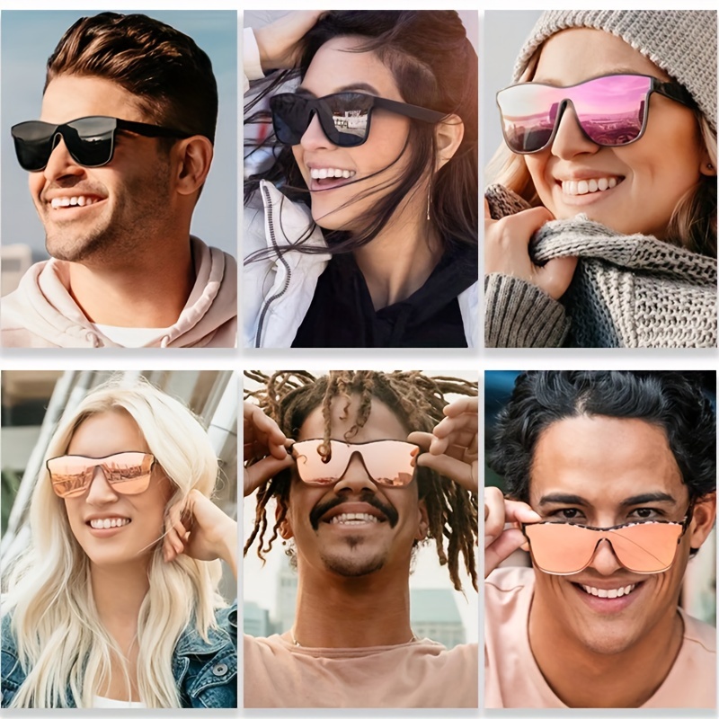 Gafas De Sol Polarizadas Cuadradas, Gafas De Sol Cuadradas De Moda Para  Hombres, Gafas De Sol De Una Sola Pieza, Compre Ahora Ofertas Por Tiempo  Limitado