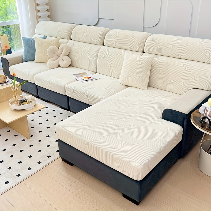 Home L Shaped Sofa Cover Elastic Sectional Sofa Cover All Cover Spandex Sofa  Covers for Sofas