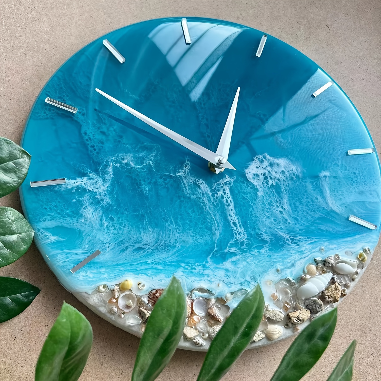 Clock Resin Molds Large Number Clock Silicone Mold Epoxy Clock Mold For  Resin