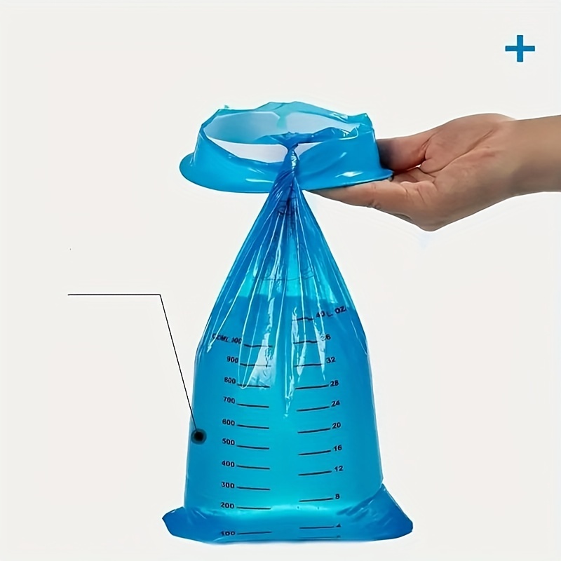 5/10 Piezas, Bolsa De Vómito Desechable, Bolsa De Vómito, Bolsa De Vómito  De Alta Densidad De 1000 Ml, Adecuada Para Náuseas Matutinas, Niños, Mujeres