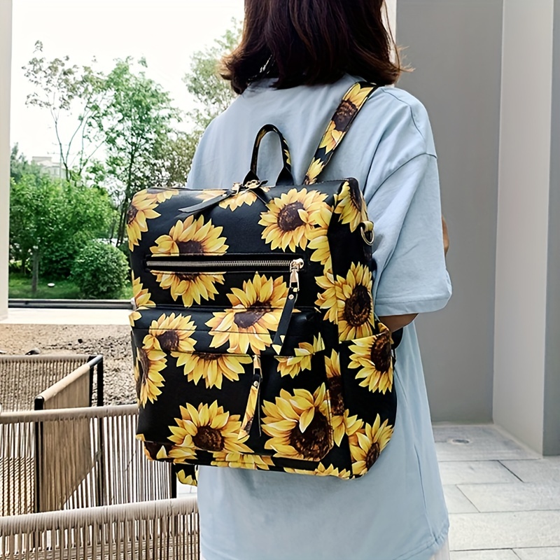 Minimalist Zipper Backpack Travel Rucksack Women's Bag