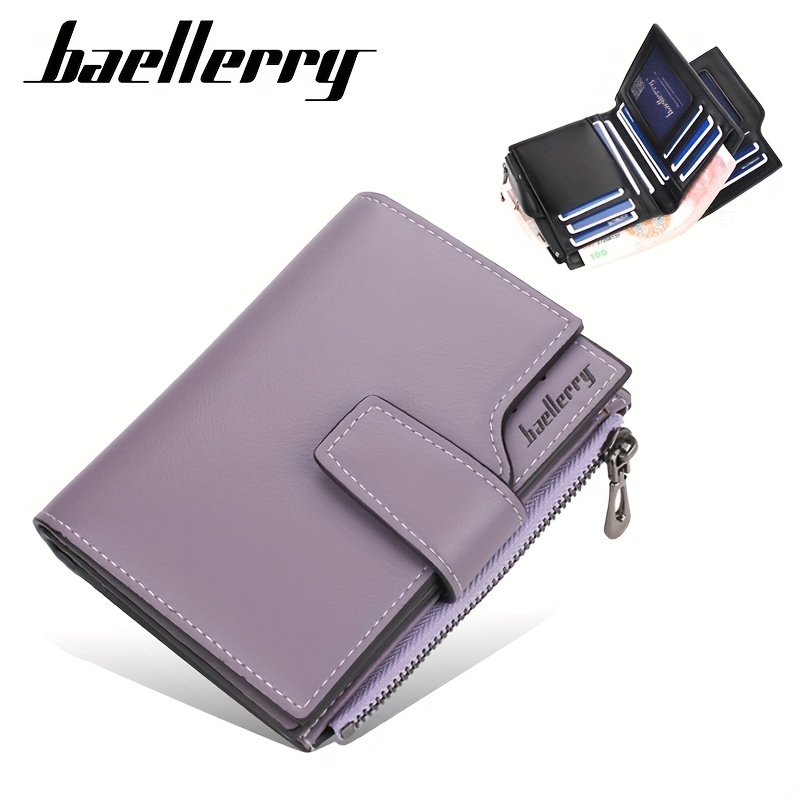 Fashion Short Bifold Card Wallet Women Small Purses Vintage Credit Card  Holder Coin Purse Multifunctional Luxury Ladies Wallets - Wallets -  AliExpress