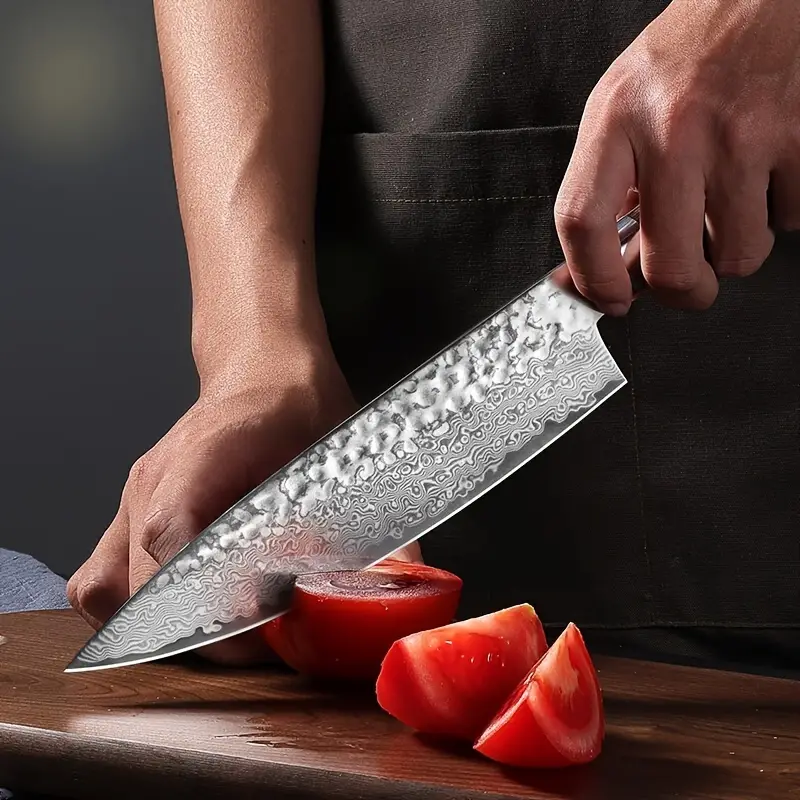 Damascus Chef Knife Household Sharp Vegetable Cutting Meat Multifunctional  Knife Commercial Japanese Food Sushi Special Knife