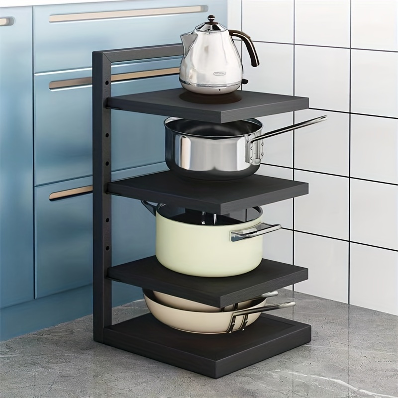 Multi tier Adjustable Kitchen Pot Storage Rack Under Sink - Temu