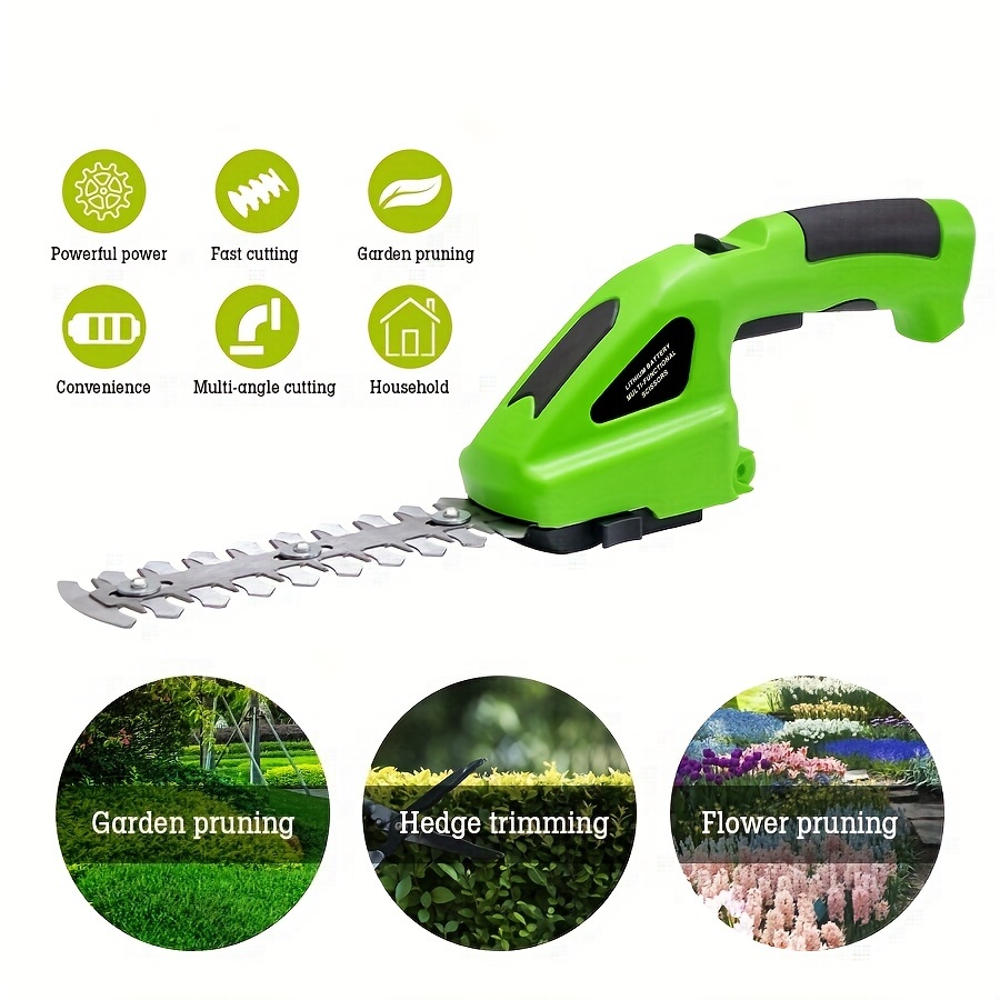 Goxawee Adjustable Handheld Garden Shears, Garden Tools Grass Shears,  Multi-functional Rotatable Hedge Clippers Suitable For Lawn Garden Or Chard  - Temu