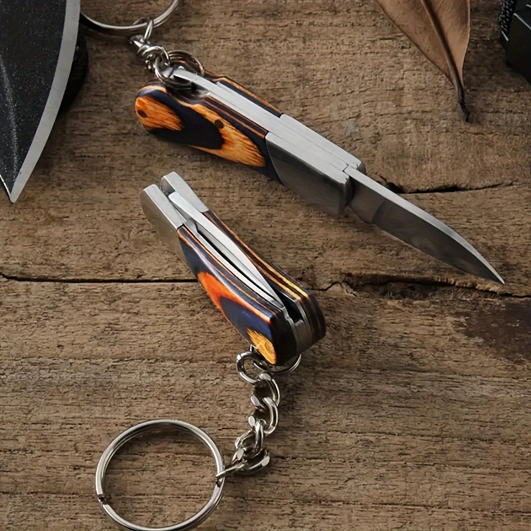 1pc Mini-Messer Halsmesser Schlüsselanhänger, Hosenträger Und