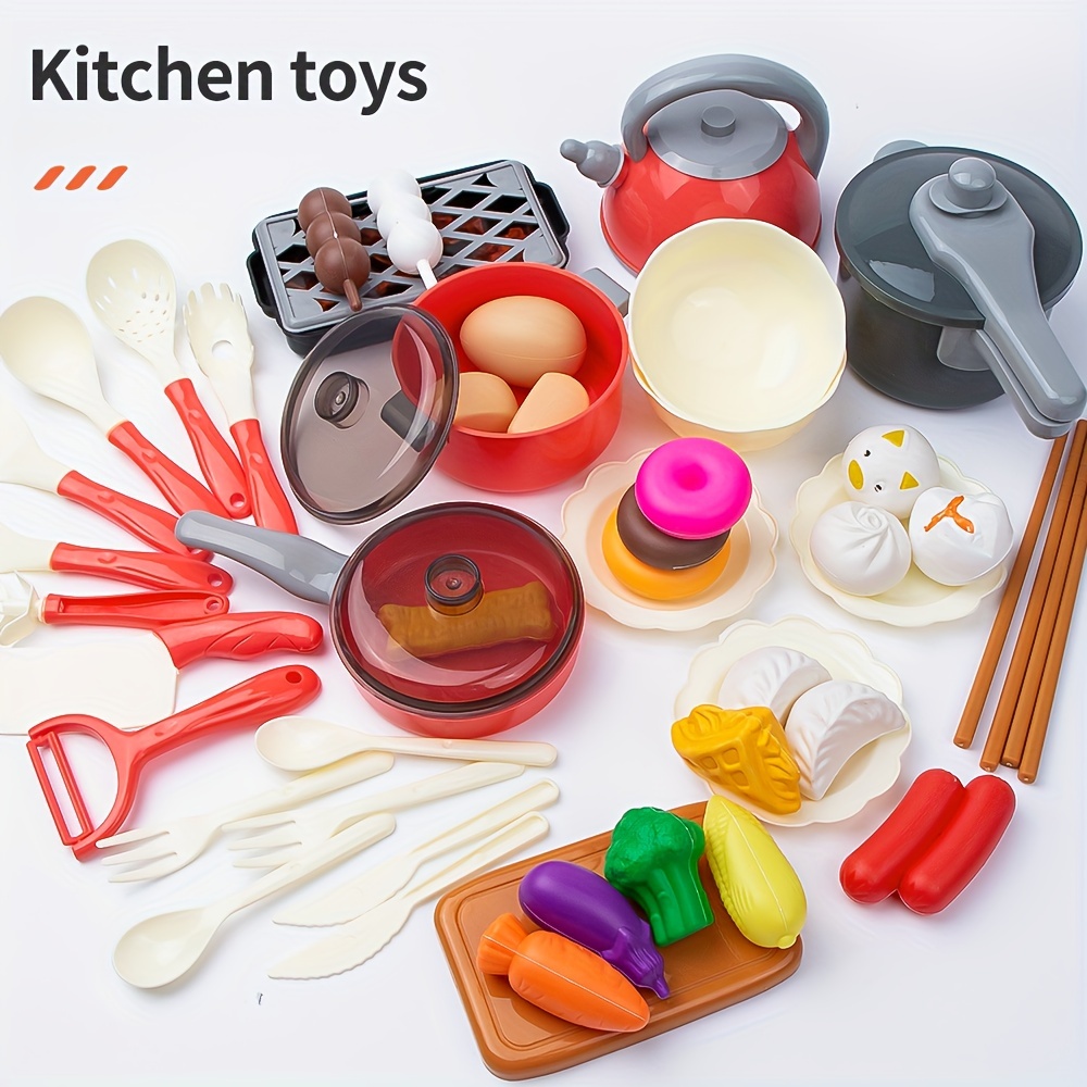 Children's Play Kitchen Toys, Baby Girls Cooking Pots, Boys And Girls  Cooking Simulation Kitchenware, Birthday Gifts