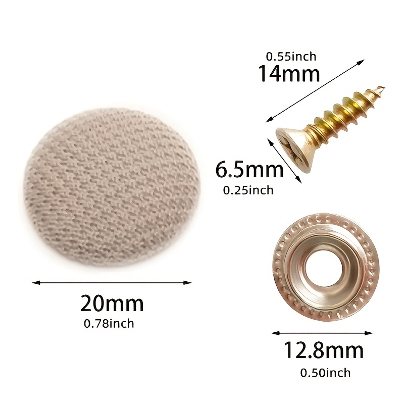 2/6/10 Pcs Mesh Stoff Auto Innenraum Dachschnallen Dachhimmel Decke Tuch  Befestigung Schraubkappe Reparatur Auto Pflege Stoff Schnalle Nieten Halter  - Auto - Temu Germany