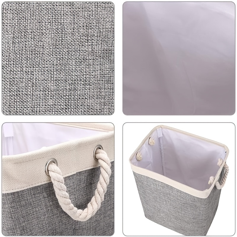 Collapsible Laundry Basket Hamper with Easy Carry Handles